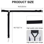 Eilin Dog Cat Pet Belt Leash Car Seat Vehicle Clip Hook Harness Adjustable - Image 2