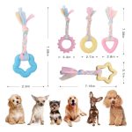 Eilin Puppy Teething Rope Chewer Knots Ring Toys Small Pets Dag Cat Newborn - Image 2