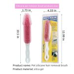 Eilin Pet Cat Dog Hair Remover Cleaning Cleaner Brush Comb - Image 2