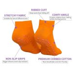 Eilin Toddler Boby Kids Children Grippers Cotton Stretch Socks 5Pairs - Image 2