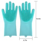 Eilin Pet Grooming Gloves Dog Cat Bathing Shampoo Density Teeth Massage Heat Resistant - Image 2