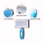 Eilin Pet Cat Dog Brush Comb Wire Needle Shedding Grooming Remove Loose Hair - Image 3