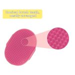 Eilin Pet Cat Dog Rubber Grooming Brush Shampoo Bath Soothing Massage - Image 4