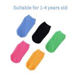 Eilin Toddler Boby Kids Children Grippers Cotton Stretch Socks 5Pairs - Image 5