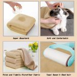 Eilin Pet Cat Dog Towel Bathing Quick Drying Absorbent - Image 6