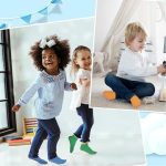 Eilin Toddler Boby Kids Children Grippers Cotton Stretch Socks 5Pairs - Image 6