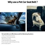 Eilin Pet Car Seat Belt Harness Push Button Safety Leash Small Large Dogs - Image 6