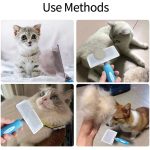 Eilin Pet Cat Dog Brush Comb Wire Needle Shedding Grooming Remove Loose Hair - Image 6