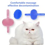 Eilin Pet Cat Dog Rubber Grooming Brush Shampoo Bath Soothing Massage - Image 7