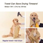 Eilin Pet Cat Dog Towel Bathing Quick Drying Absorbent - Image 7