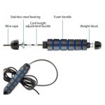 Eilin 2pcs Jumping Ropes Skipping Rapid Cable Adjustable Speed Handles Sport Fitness Exercise Training Gym - Image 3