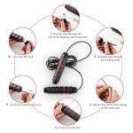 Eilin 2pcs Jumping Ropes Skipping Rapid Cable Adjustable Speed Handles Sport Fitness Exercise Training Gym - Image 4