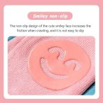 Eilin 5 Pairs Baby Crawling Anti-Slip Knee Pads Toddlers Knee-Pads Cute Smiley Boys Girls Protectors Socks Knee Pads Gift For Infant - Image 4