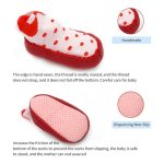 Eilin 5 Pairs Toddler Socks Shoes Baby Non-Slip Soft Bottom Cute Princess Grip Polka Dot Short Tube Baby Breathable Sweat Wicking Stretch Socks（6-24Months) - Image 3