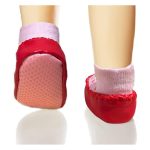 Eilin 5 Pairs Toddler Socks Shoes Baby Non-Slip Soft Bottom Cute Princess Grip Polka Dot Short Tube Baby Breathable Sweat Wicking Stretch Socks（6-24Months) - Image 6