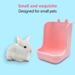 Eilin Pet Cage Bowl Rabbit Hay Feeders Rack Puppy Hanging Food Water Bowl Crate Dog Bowl Easily Affixes to a Metal Dog Crate Cat Cage Bird Cage（Pink） - Image 4