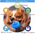 Eilin Pet Food Dispensing Chews Toys Tough Healing Balls Enrichment Funny Dogs Interactive IQ Training Toys for Aggressive Small Medium Large Dogs - Image 4