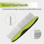 Eilin Pet Grooming Hair Comb Dog Cat Steel Teeth Tool Detangling Removing Loose Undercoat - Image 6