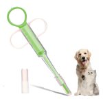 Eilin Pet Medicine Feeder Syringe Cat Dog Medicine Feeding Tool Pill Dispenser Suit with Soft Tips Reusable Pet Pill Tablet Versus Control Rods