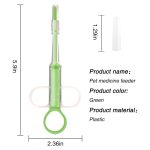 Eilin Pet Medicine Feeder Syringe Cat Dog Medicine Feeding Tool Pill Dispenser Suit with Soft Tips Reusable Pet Pill Tablet Versus Control Rods - Image 2