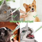 Eilin Pet Medicine Feeder Syringe Cat Dog Medicine Feeding Tool Pill Dispenser Suit with Soft Tips Reusable Pet Pill Tablet Versus Control Rods - Image 7