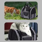Eilin Pet Travel Carrier Backpack Soft-Sided Mesh Collapsible Travel Hiking Walking Outdoor Handbag Cats Puppies Bunny - Image 6